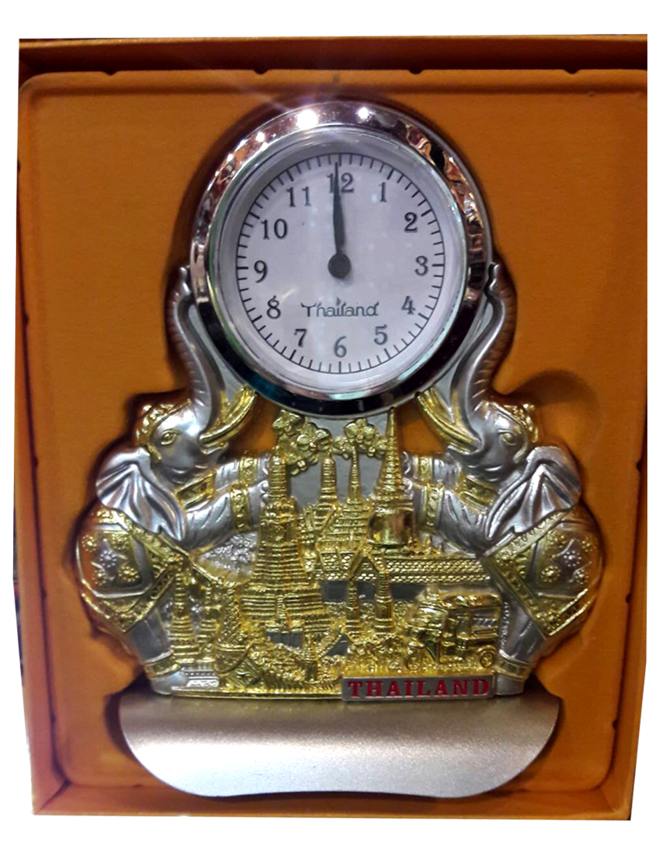 นาฬิกาช้างลายไทยเหมาะเป็นของฝาก ของที่ระลึก ของตกแต่งบ้าน
