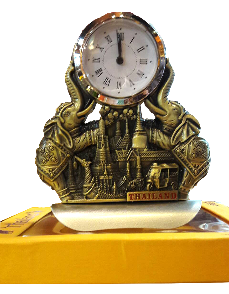 นาฬิกาช้างลายไทยเหมาะเป็นของฝาก ของที่ระลึก ของตกแต่งบ้าน